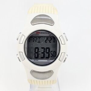 Bowflex Digital Fitness Unisex Watch 41MM White Backlight New Battery READ
